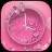 粉红蝴蝶钟动态壁纸图片资源 V1.0 安卓版