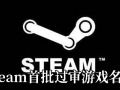 Steam国服首批过审游戏名单